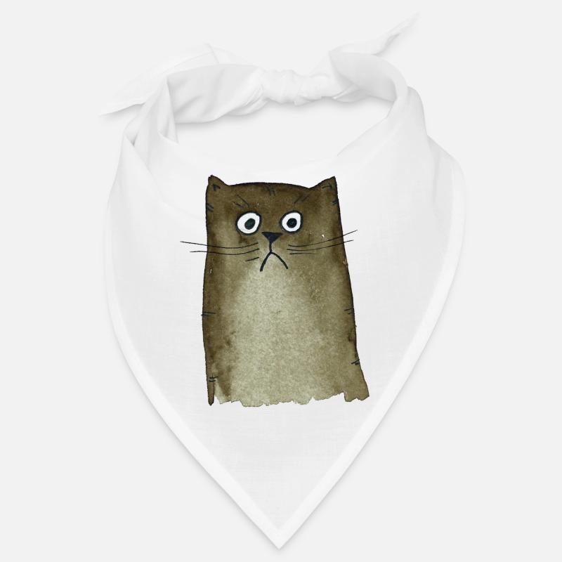 Chat brun Bandana