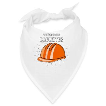 BAUHELM ZUKÜNFTIGER BAULEITER - Bandana - Weiß - Vorne