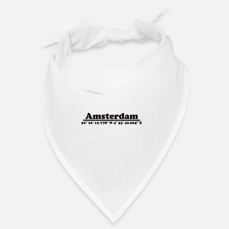 Amsterdam Coordonnées - Bandana - blanc