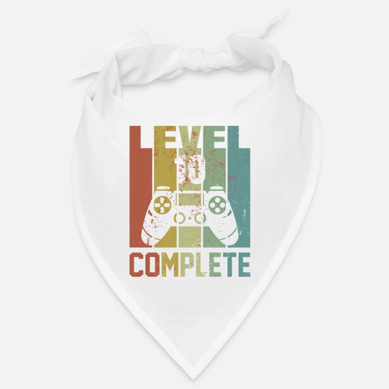 Level 10 Complete Geburtstagsshirt Jugend Geschenk Bandana