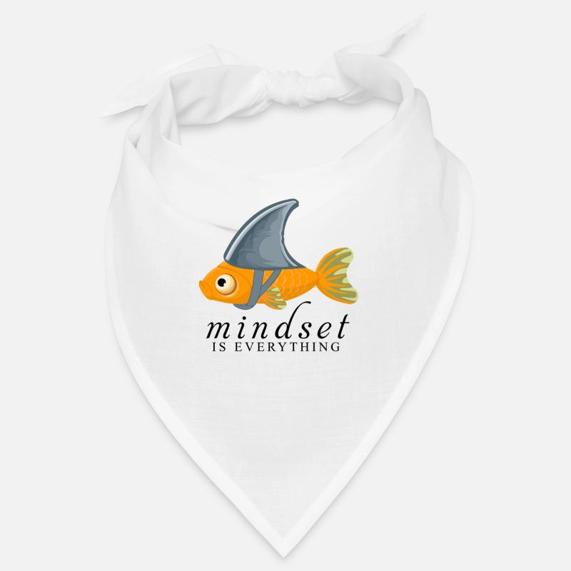 Mindset Is Everything Goldfish with Shark Fin Bandana