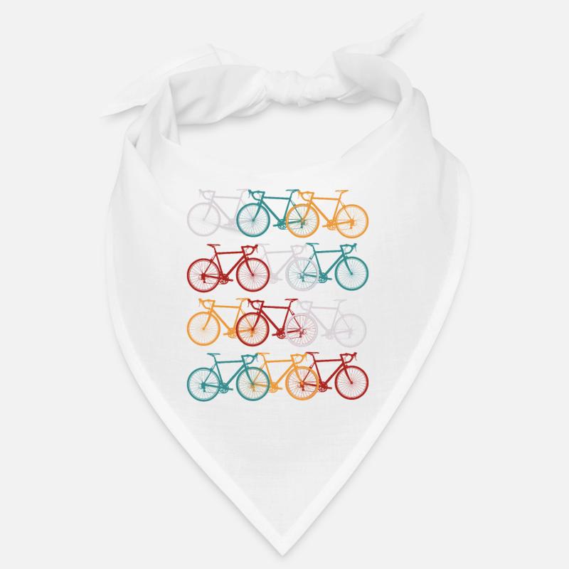 Vélo de course vintage vélo vélo de course rétro - Bandana - blanc