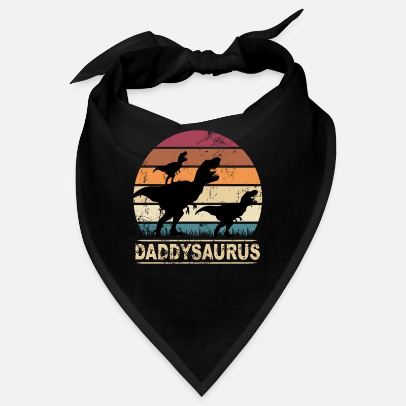 Daddysaurus Dinosaur Kids Dino Gift Idea Bandana