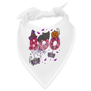 Halloween Boo Costume - Bandana - Weiß - Vorne