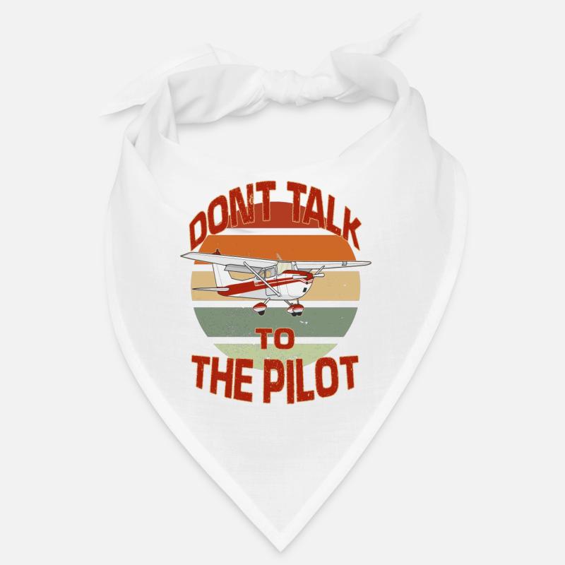 Retro Pilot Model Airplane Hobby Pilot Flyer Bandana