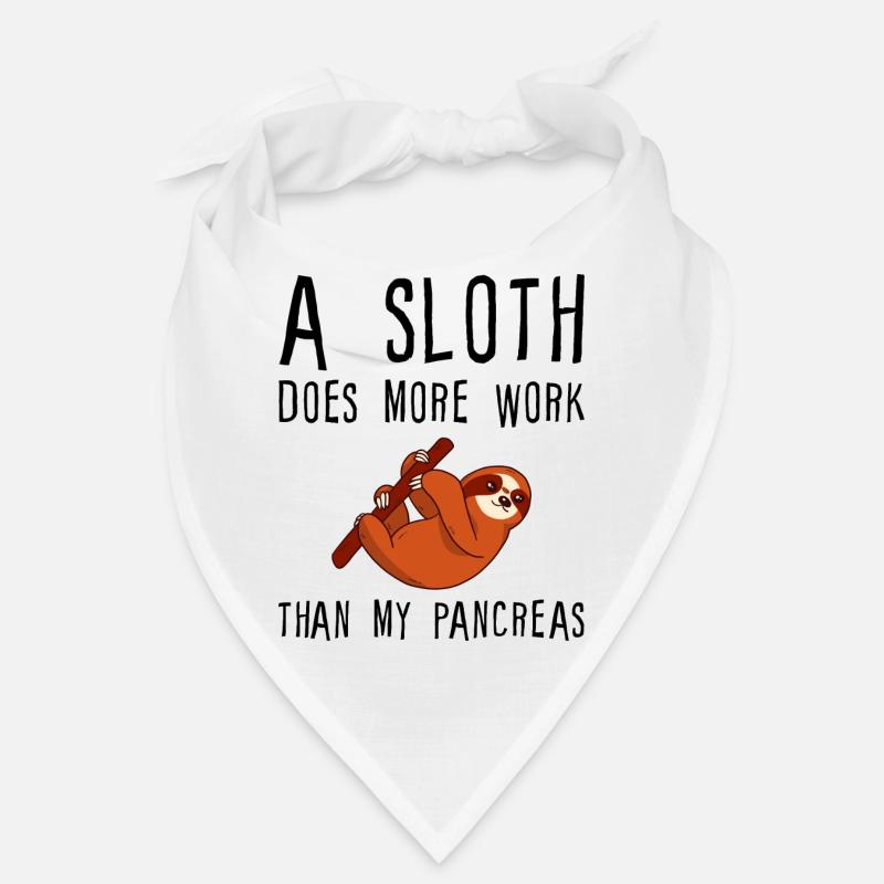 A Sloth Does More Work Than My Pancreas Bandana