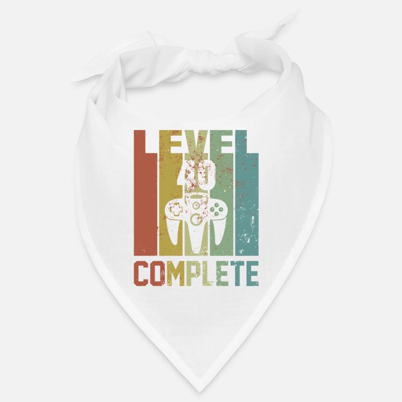 Level 40 complete Geburtstagsshirt Geschenk Bandana