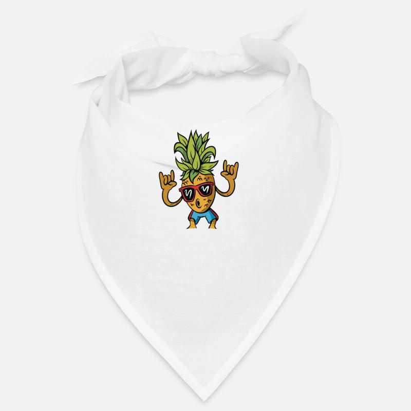 Ananas - Bandana - blanc