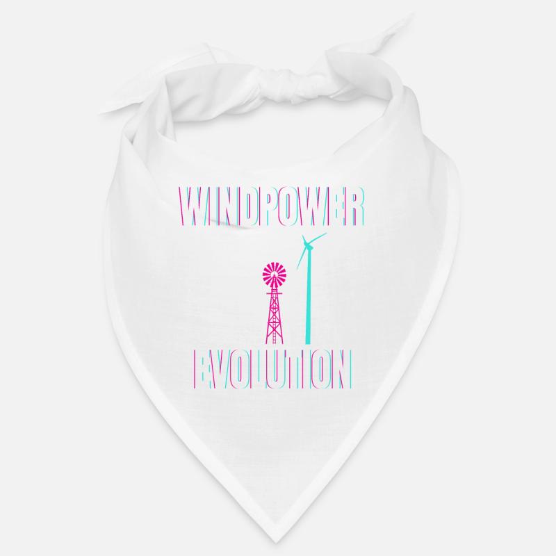 Windpower Evolution Windkraft Wind Bandana