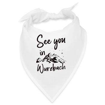 Wurzbach Skifahren Thüringer Wald Snowboarden - Bandana - Weiß - Vorne