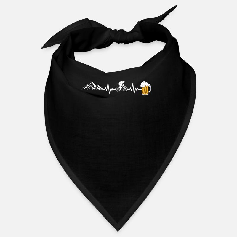 Fahrrad Bier Herzschlag Bandana