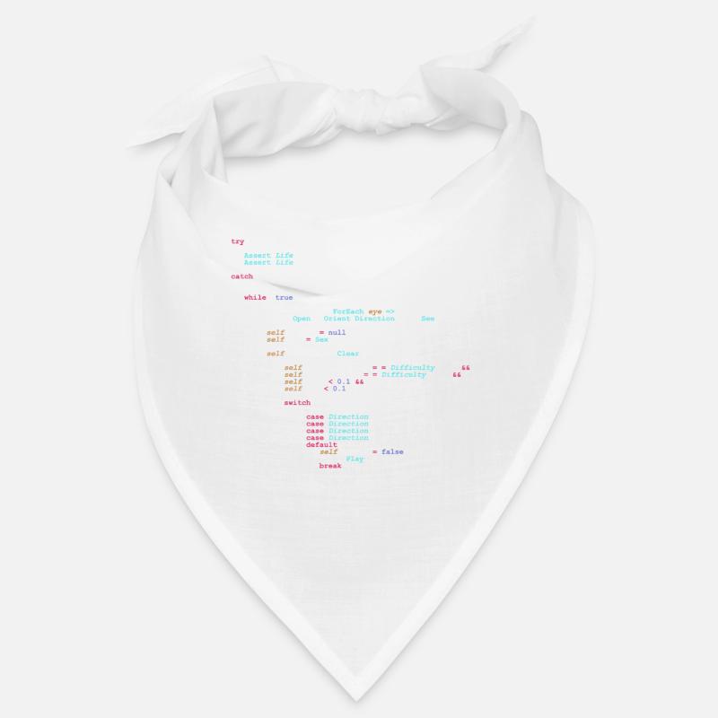 Code d’humour programmeur - pour les développeurs de logiciels - Bandana - blanc