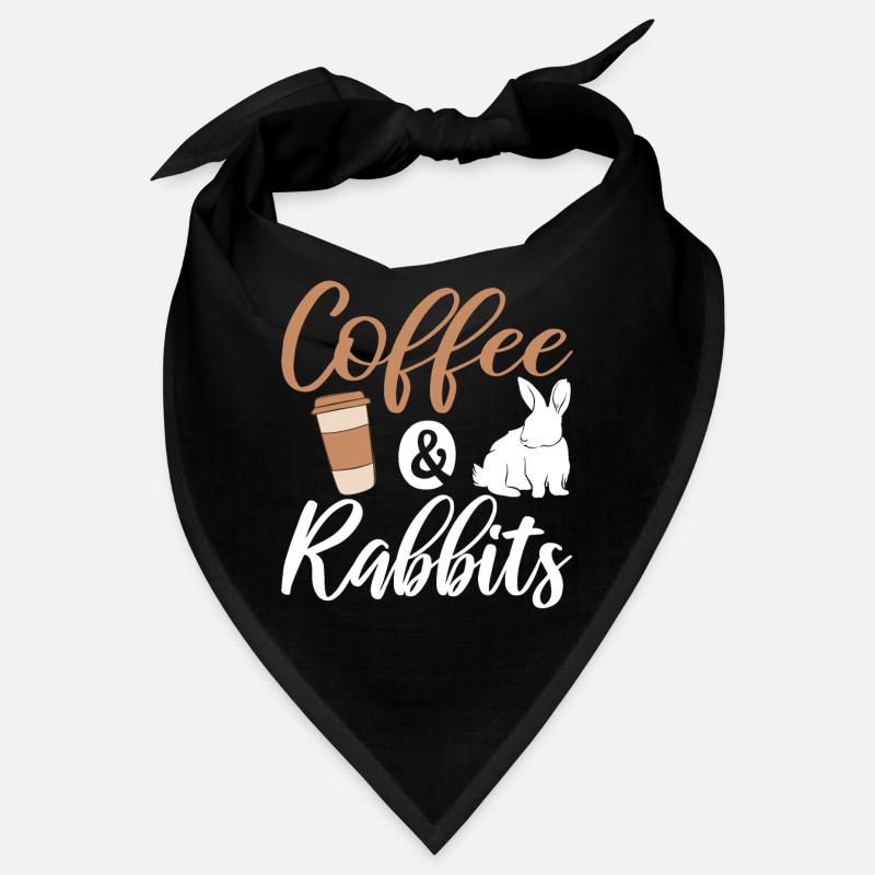 Coffee & Rabbits Bandana