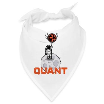Quant Krypto Shirt Crypto Blockchain Geld Geschenk - Bandana - Weiß - Vorne