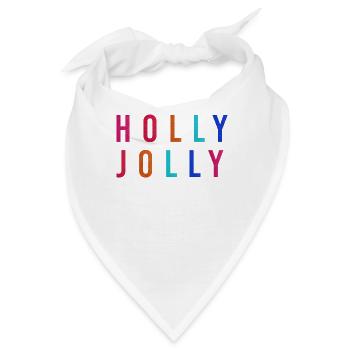 Holly Jolly Christmas Party - Bandana - Weiß - Vorne