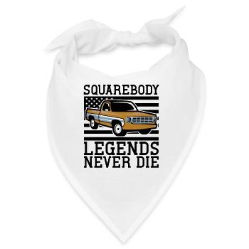 Pick Up Squarebody Truck Pickup Truck 4x4 - Bandana - Weiß - Vorne