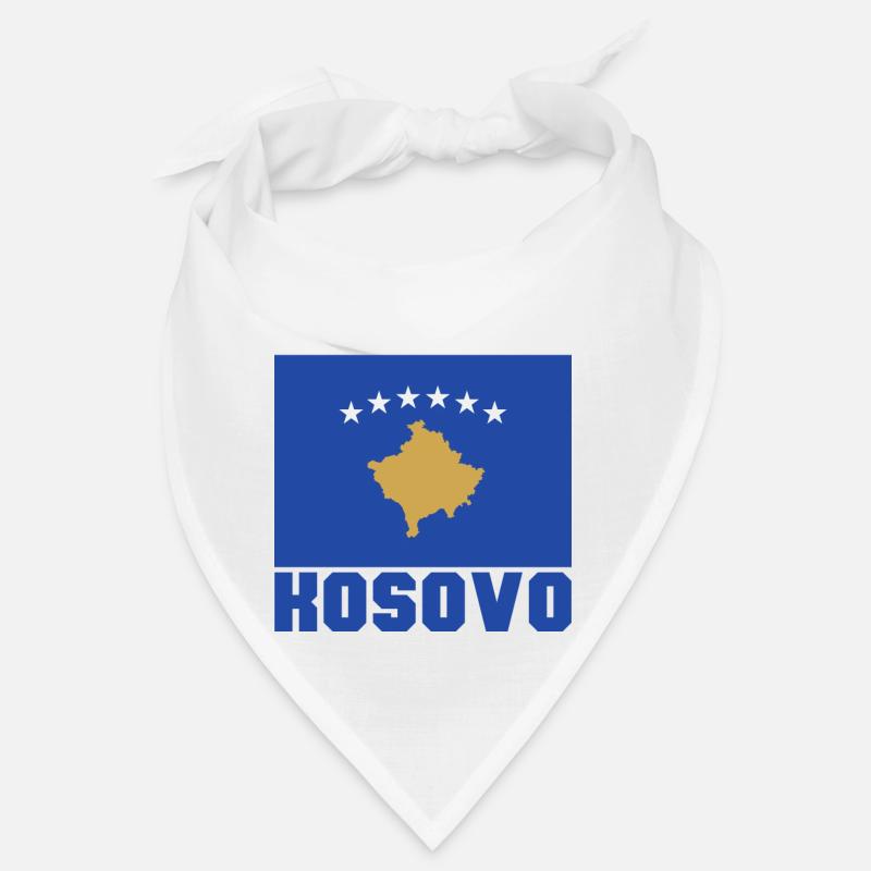 Kosovo - Bandana - blanc