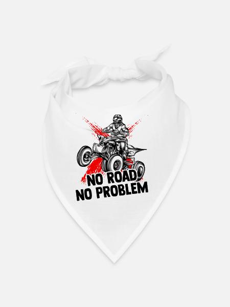 Quad bike - Bandana - white - Front