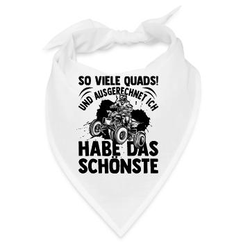 Quad - Bandana - Weiß - Vorne