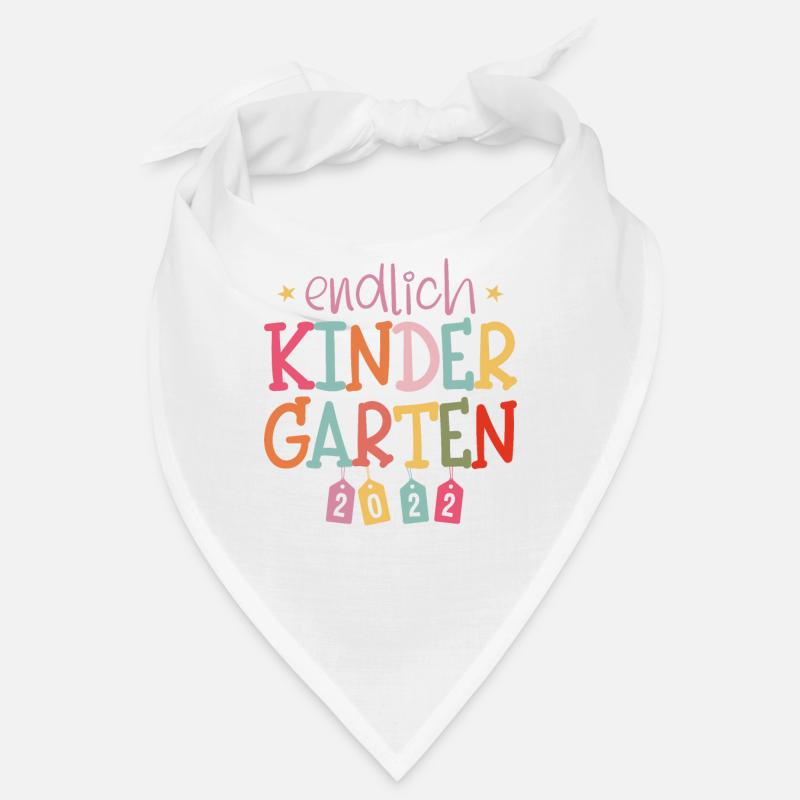 Endlich Kindergarten 2022 Mädchen Bandana