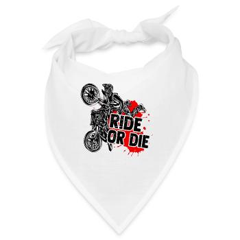 Motocross - Bandana - Weiß - Vorne