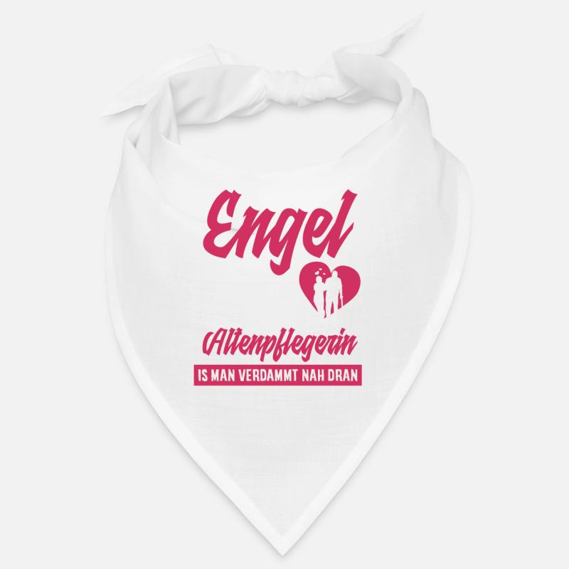 Pflegeberuf Spruch Geschenk Altenpflegerin - Bandana - Weiß