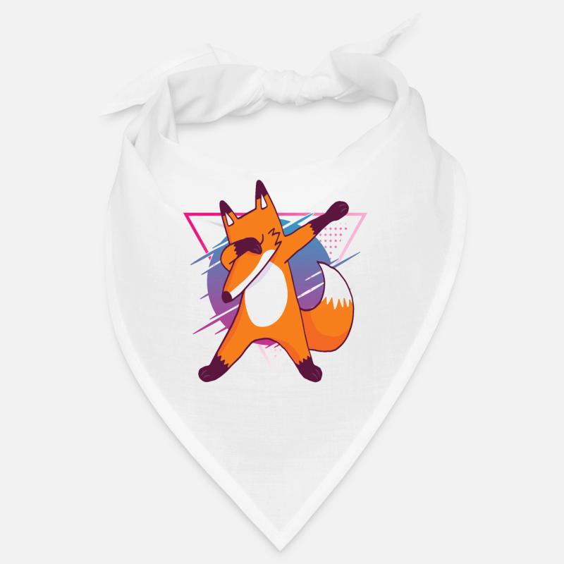 Kinder Fuchs Dabbing Fox Dab Fox in 90s Bandana
