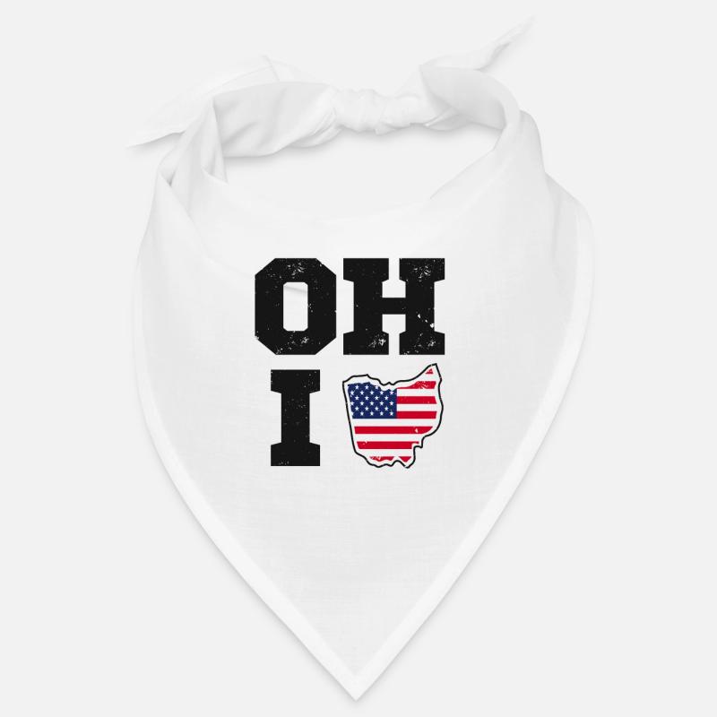 Ohio États-Unis drapeau de l’État Bandana