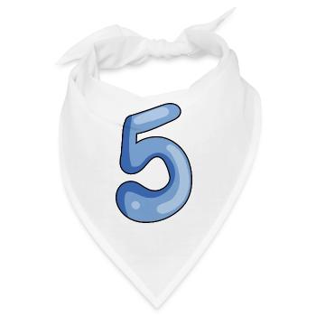 5 - Bandana - Weiß - Vorne