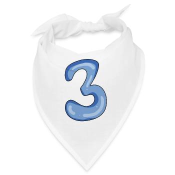 3 - Bandana - Weiß - Vorne