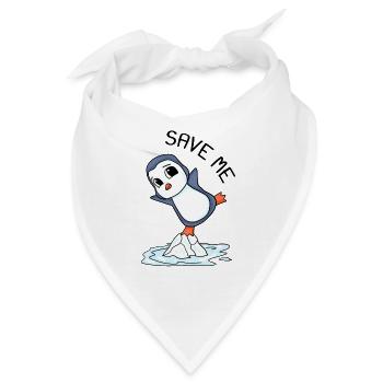 Umwelt Klimawandel Klimaschutz - Bandana - Weiß - Vorne