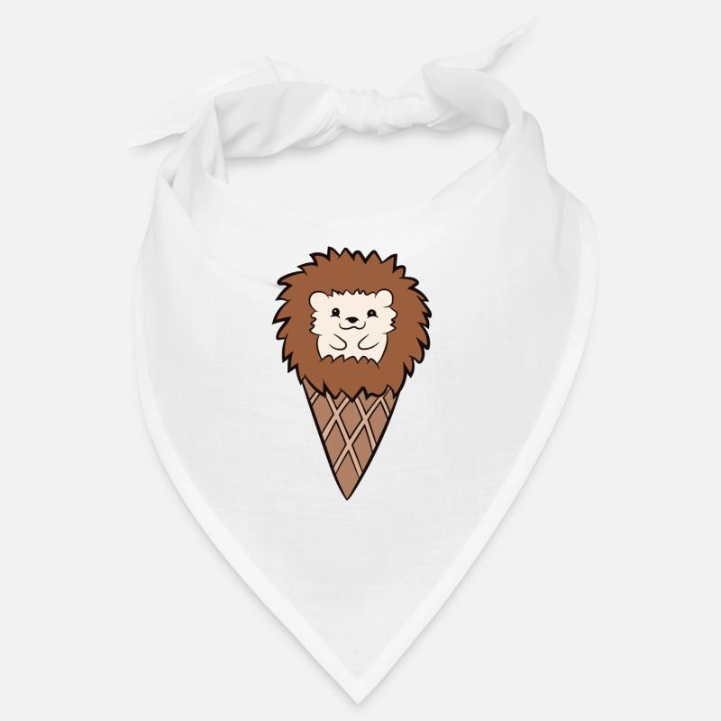 Funny Hedgehog Lover Hedgehog Cone Bandana
