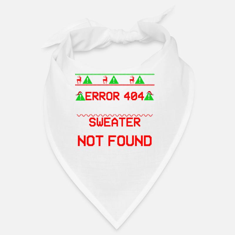 Error 404 Christmas Sweater Not Found Computer Bandana