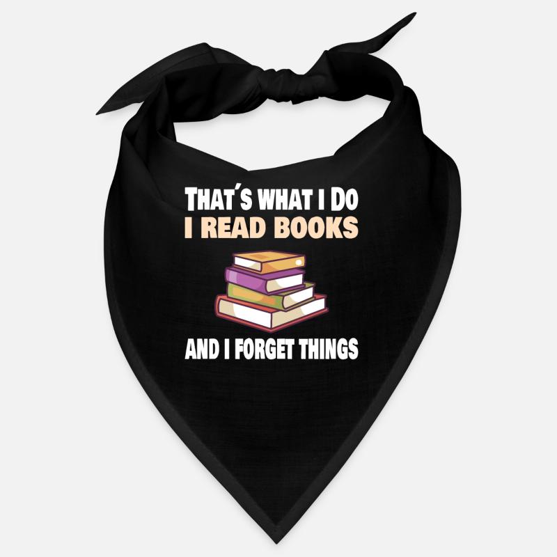 Book Reader Reading Literature Bookworm Gift Idea Bandana