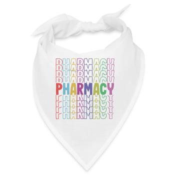 Pharmacy Apotheke Pharmazie - Bandana - Weiß - Vorne