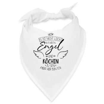 Köchin - Bandana - Weiß - Vorne
