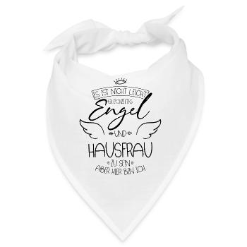 Hausfrau - Bandana - Weiß - Vorne