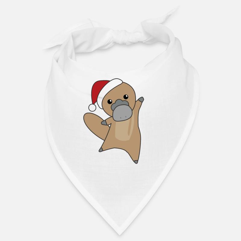 Ornithorynque Ornithorynque de Noël animaux mignons Bandana