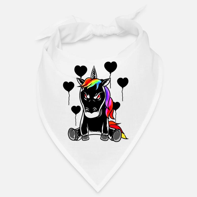 Halloween Unicorn Evil Bad Mythical Creature Horror Bandana