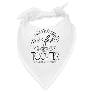 Tochter - Bandana - Weiß - Vorne