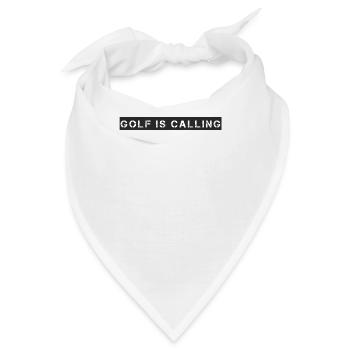 Golf - Golf is Calling - Bandana - Weiß - Vorne