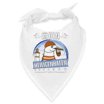 MÖWE MOIN HEILIGENHAFEN - Bandana - Weiß - Vorne