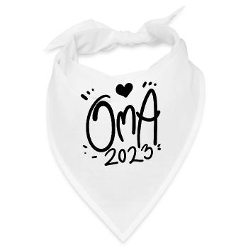 Oma 2023 - Werdende Oma 2023 - Bandana - Weiß - Vorne