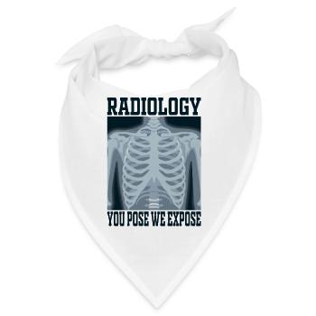 Radiologen Röntgentechniker Röntgenbild Arzt - Bandana - Weiß - Vorne