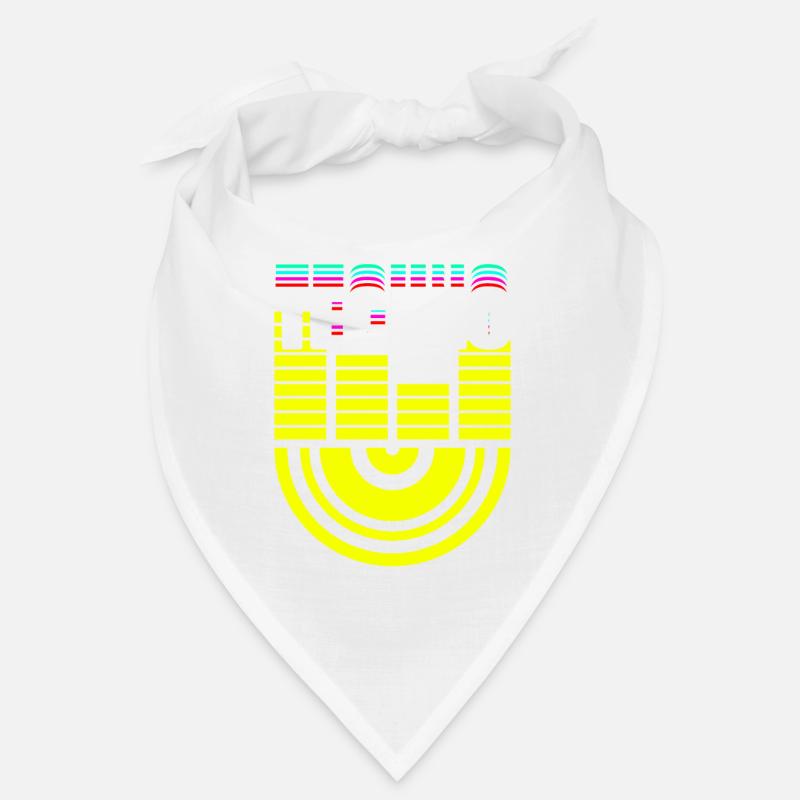 Techno - Bandana - Weiß