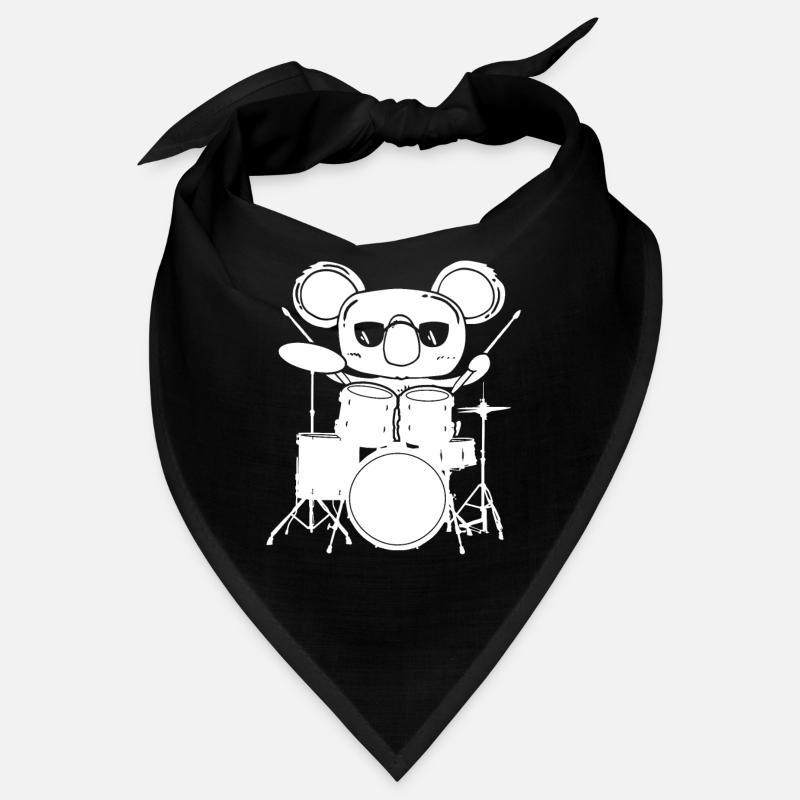 Drummer Koala with drums children Bandana