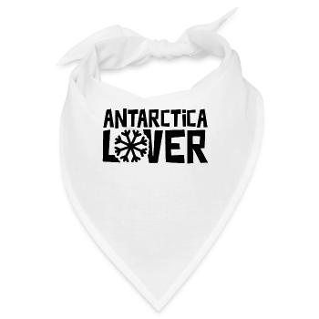 Antarktis Liebhaber Pinguin Antarktis Südpol - Bandana - Weiß - Vorne