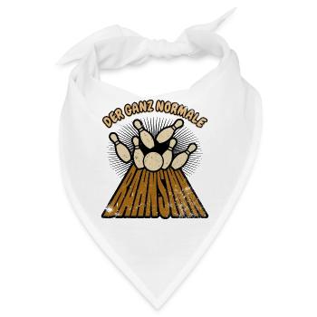 Kegeln - Pins Kegelbahn Kegelclub Verein - Bandana - Weiß - Vorne