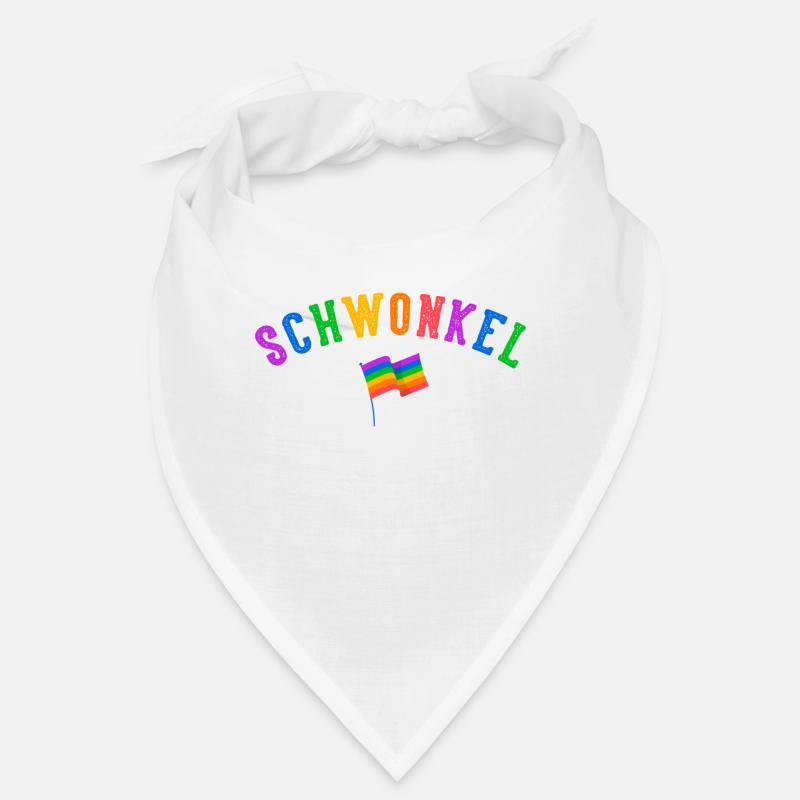 Schwonkel wie ein normaler Onkel LGBT Gay - Bandana - Weiß