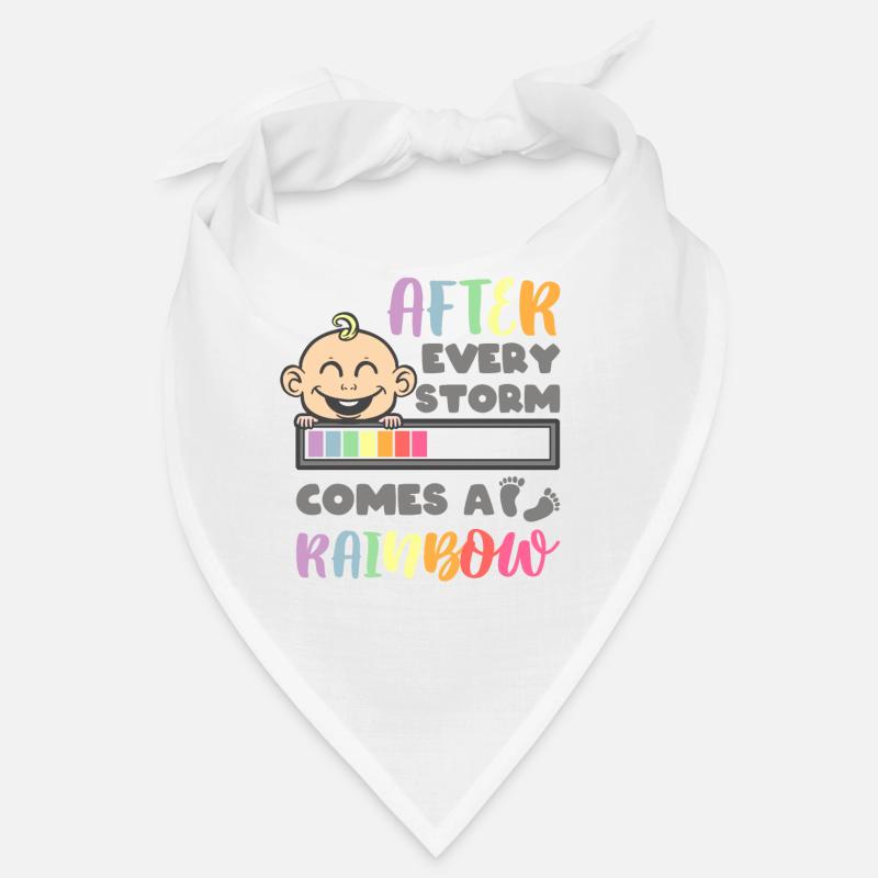 After Every Storm Comes A Rainbow - Regenbogenbaby Bandana